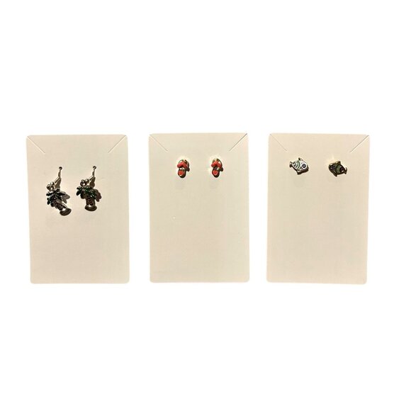 3‎ Pair of Earrings - Palm Tree Dangle, Flip-Flop Stud  & Fish Stud - Pierced - Picture 5 of 6